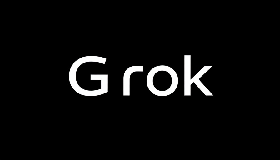 Minimalistic Grok 3 logo on black background