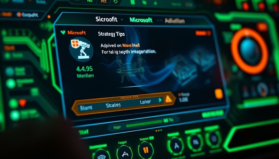 Microsoft AI Copilot interface in gaming environment with strategy tips.