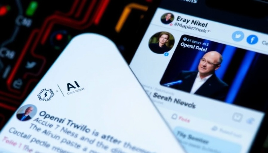 OpenAI logo vs social media profile display, digital contrast.