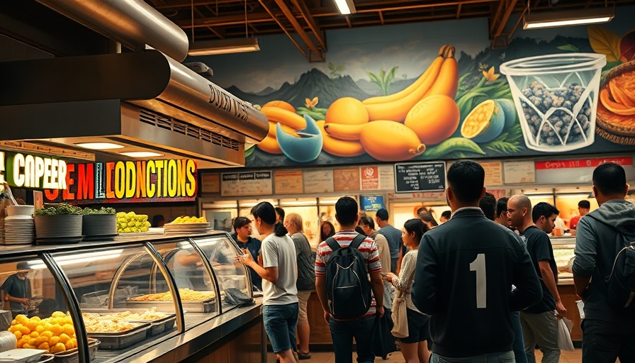 Interior of SoFa Market, vibrant atmosphere in San Jose, showcasing best places to eat during Nvidia GTC.