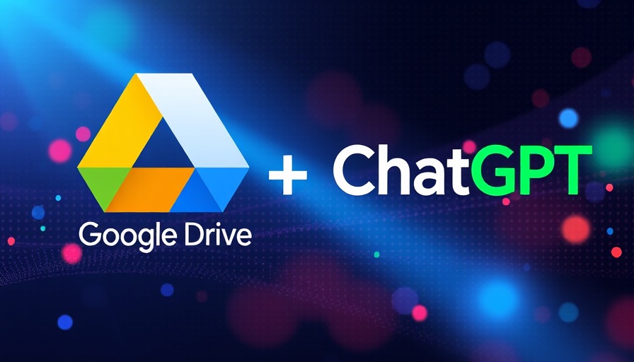 Google Drive and ChatGPT logos in integration concept.