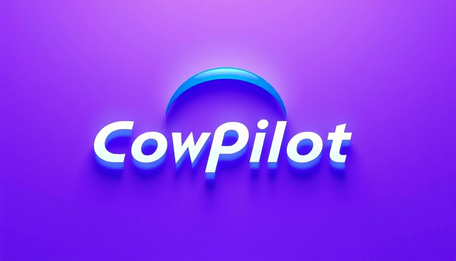 Glossy Copilot app logo in purple and blue for Windows update.