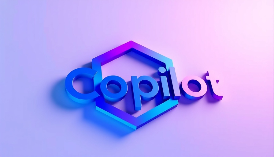 Microsoft AI Copilot logo with blue gradient design.