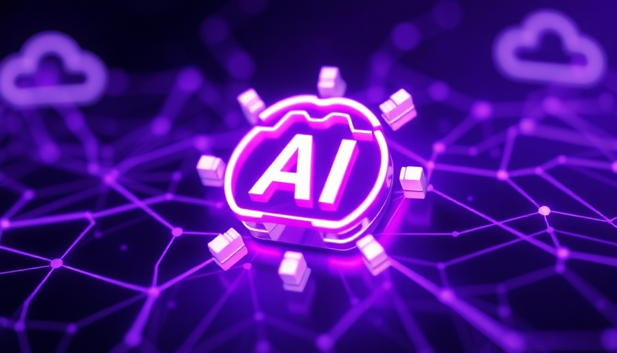 AI-native updates WSO2 concept with futuristic AI icon.