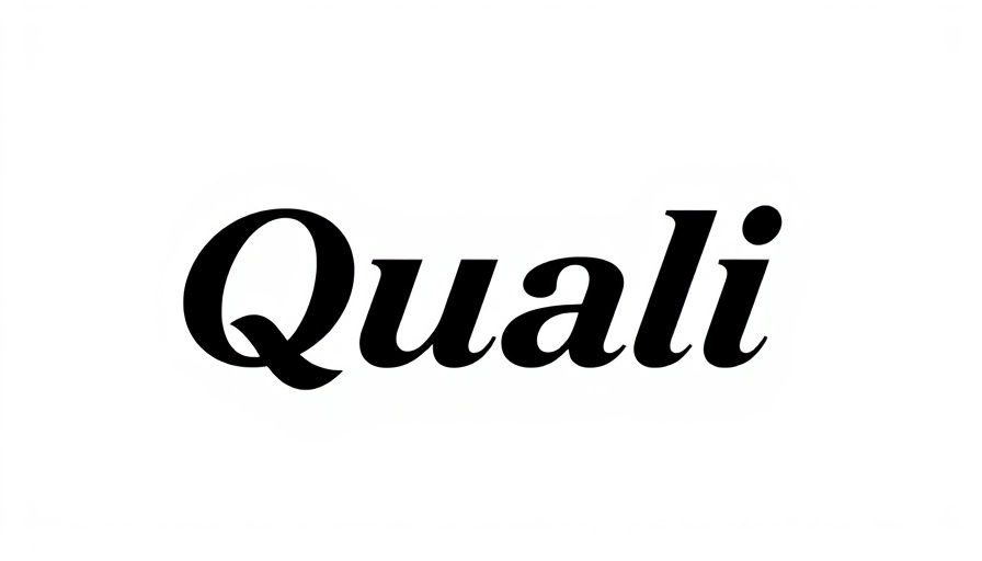 Dark-themed minimalist Quali logo, agentic ai branding