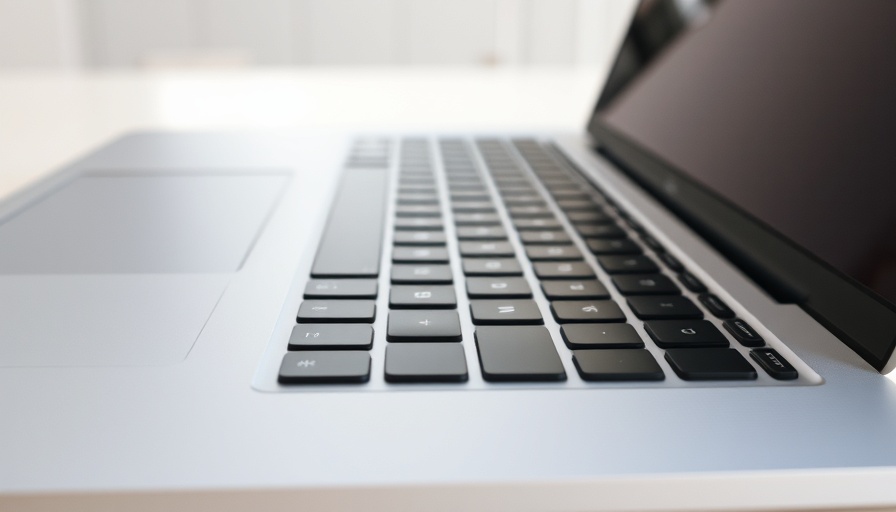 Close-up of sleek laptop keyboard, Windows 11 Copilot bug fix.