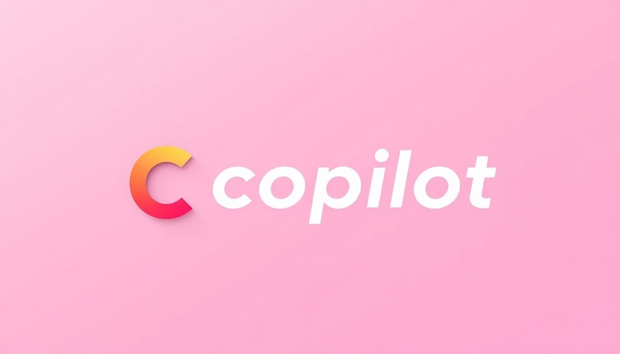 Microsoft AI Copilot release notes with colorful logo on pink background.