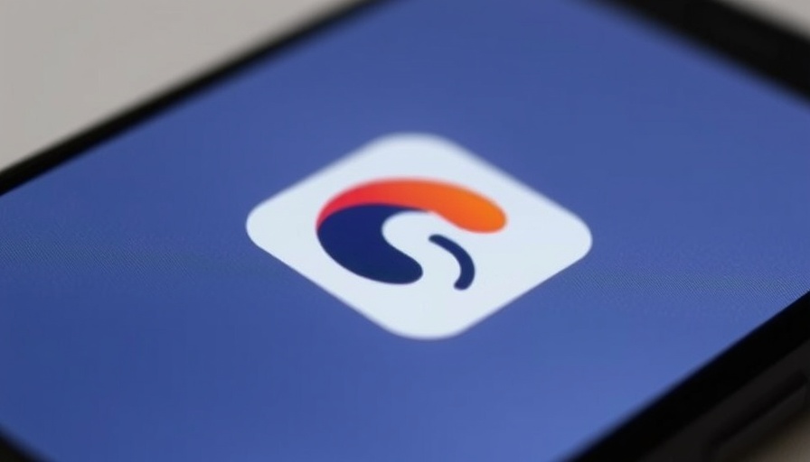 Grok AI logo displayed on smartphone screen, technology backdrop.