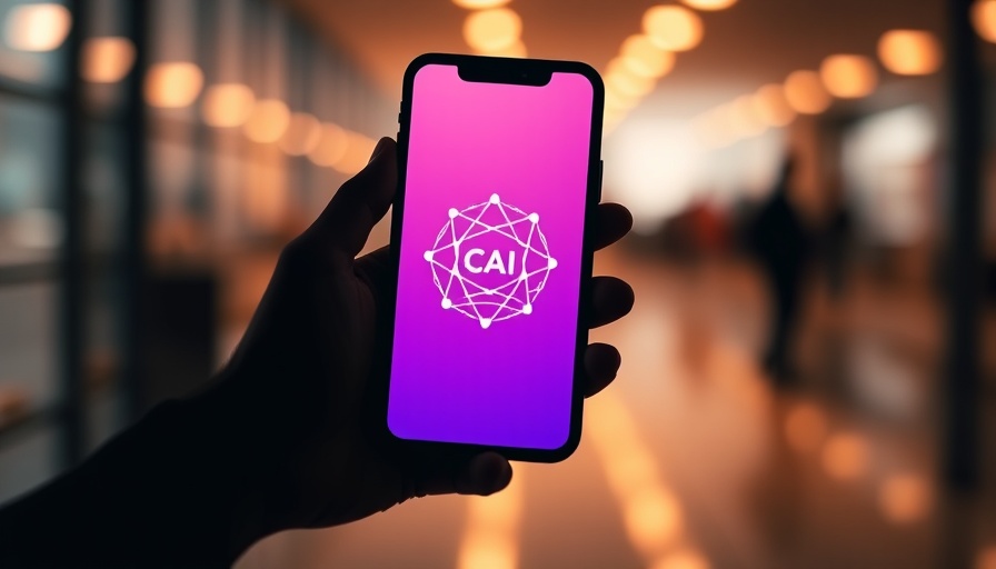 Claude AI logo on smartphone; silhouette and blurred background.