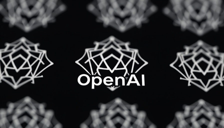 Monochromatic OpenAI logo pattern highlighting transcription voice-generating AI models.