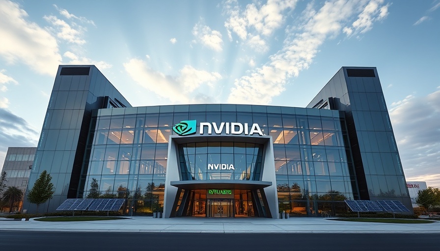 Nvidia’s research success symbolized by modern HQ architecture.