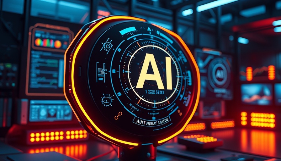 Cutting-edge AI O&M solution interface with glowing data visuals.
