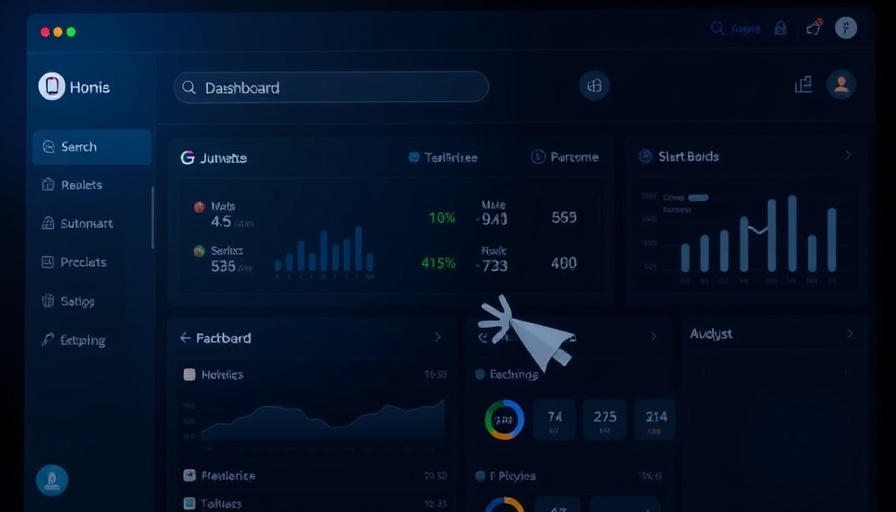 Claude AI dashboard interface with search options.