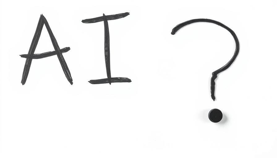 AI developments this week: AI question mark on whiteboard.