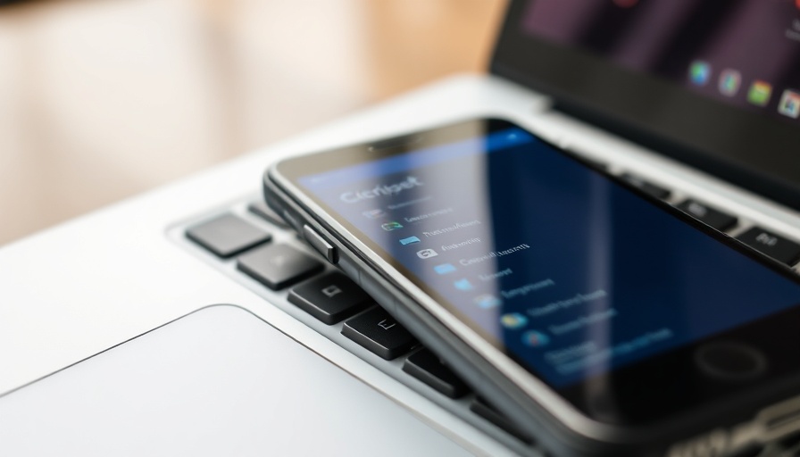 Close-up of Microsoft Copilot features on smartphone with keyboard.