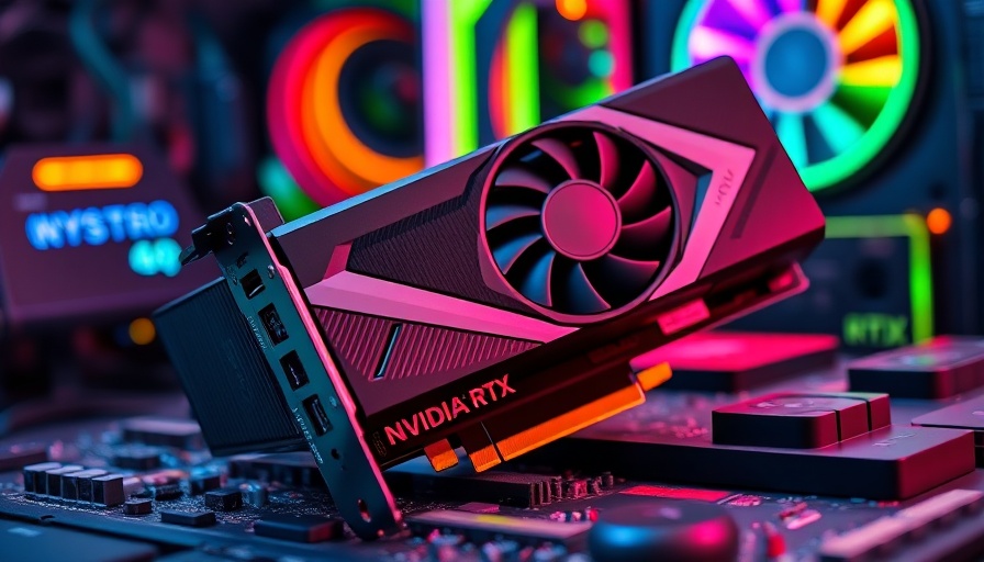NVIDIA RTX 40 series graphics card with illuminated gaming PC.