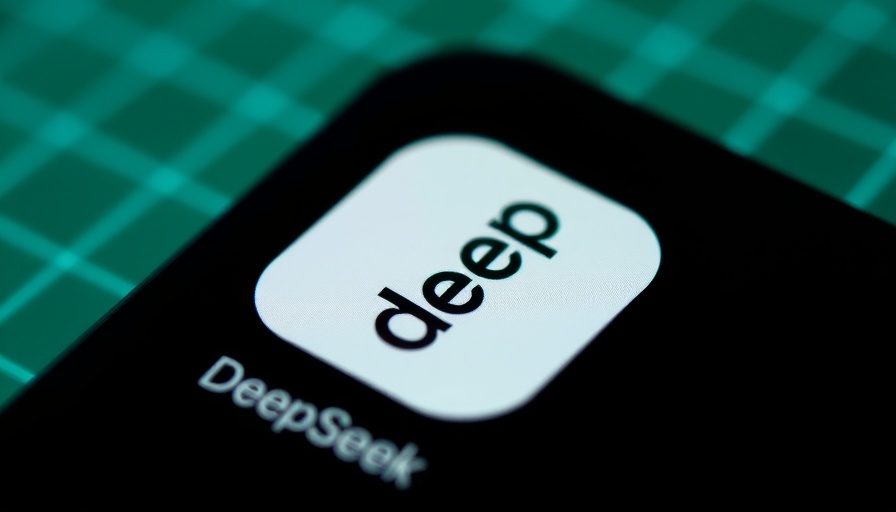 Kingdee adopts DeepSeek AI app icon on smartphone.