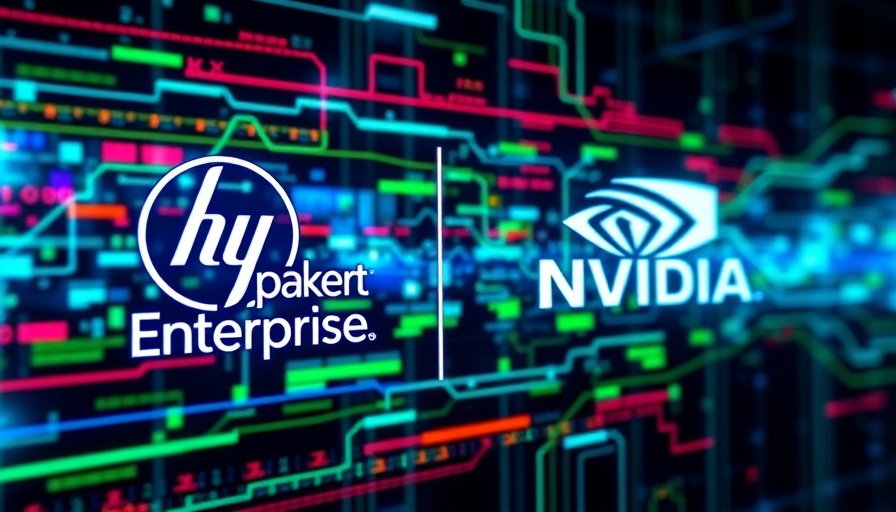 Logos of Hewlett Packard Enterprise and NVIDIA, representing enterprise AI solutions.
