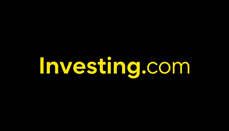 Investing.com logo with yellow line on black background