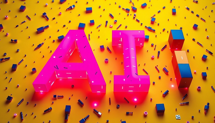 3D 'AI' letters on yellow background symbolize AI technology in cryptocurrency airdrops.