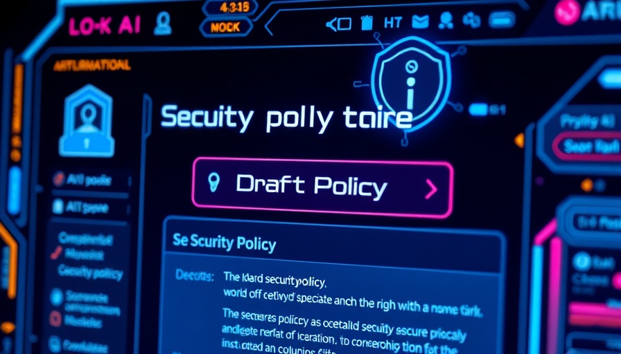 AI agents for Security Copilot tool interface with 'Draft Policy' button.