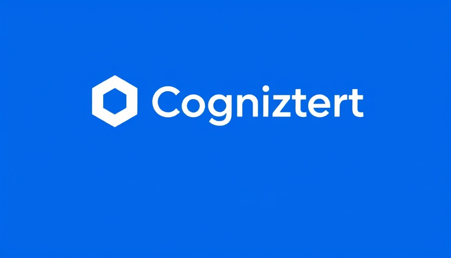 Cognizant Neuro AI platform logo, blue hexagon, modern design.
