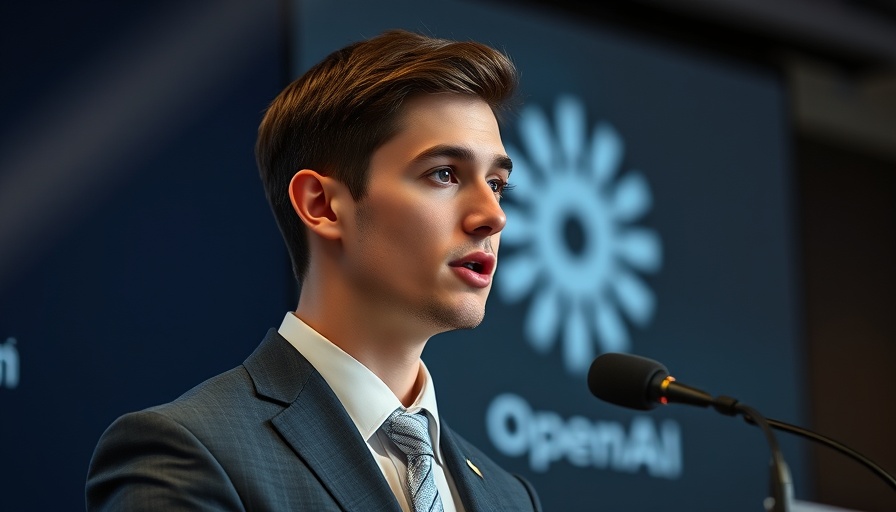 OpenAI Leadership Changes speech with focused businessman.