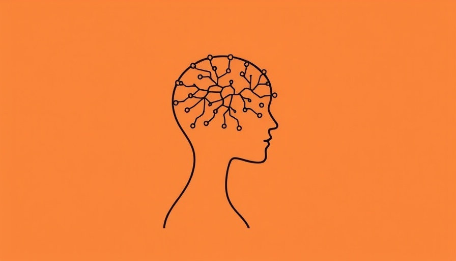 Stylized line drawing of a human profile with network motif, representing Claude AI