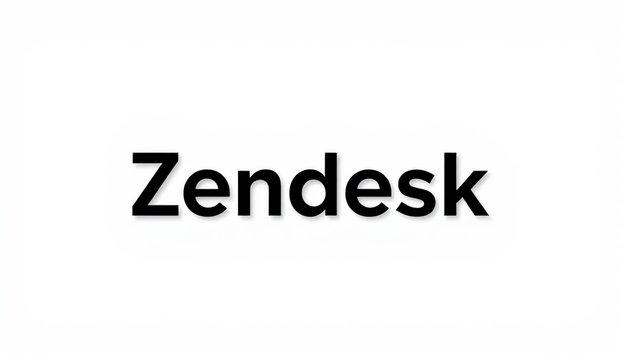 Zendesk logo in black and white on white background
