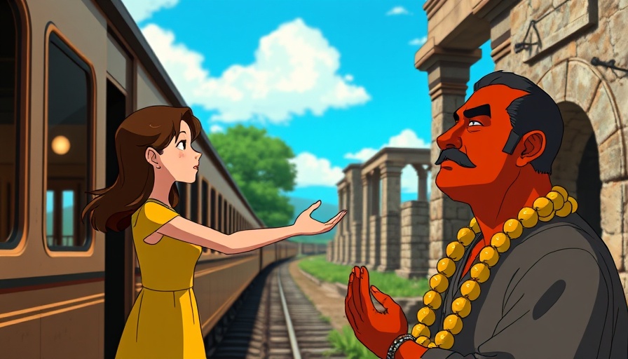 Ghibli-style animated scenes with heartfelt departure and serene meditation.
