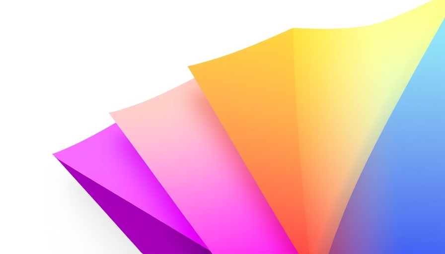 Colorful geometric shape symbolizing agentic AI on white background