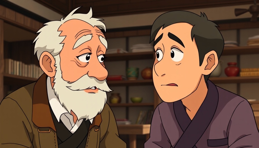 OpenAI Ghibli-style images copyright dispute discussion, animated scene.