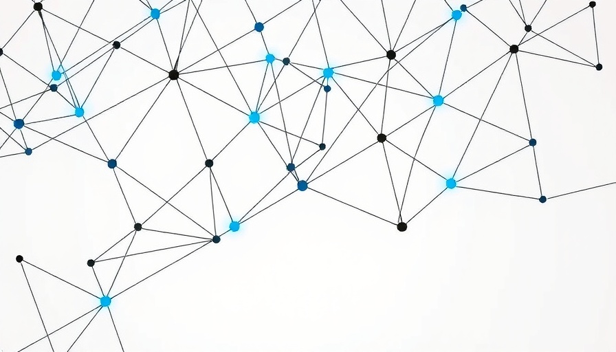 Abstract geometric network representing Claude AI on white background