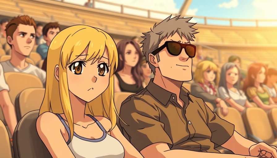 AI-generated Studio Ghibli images: anime stadium scene.
