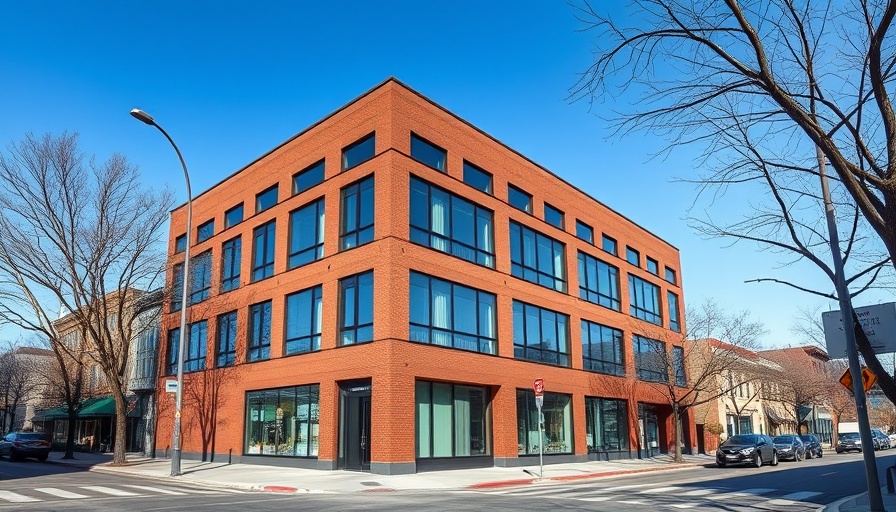 San Francisco brick office building on sunny street.