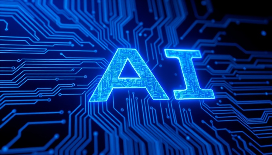 Agentic AI concept with digital circuits and blue theme