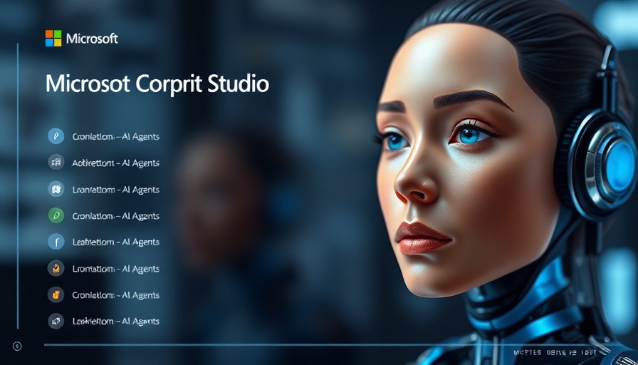 Modern interface of Microsoft Copilot Studio with AI agents list