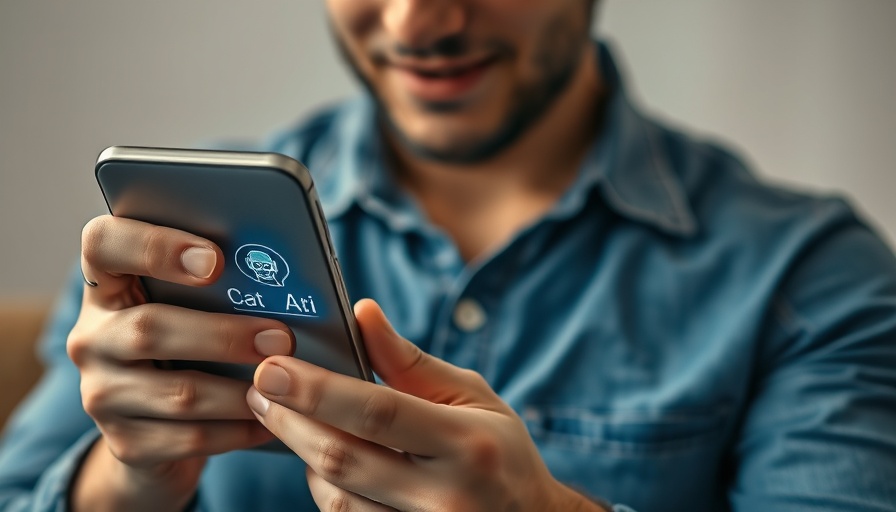 AI agents on smartphone with digital chatbot icon.