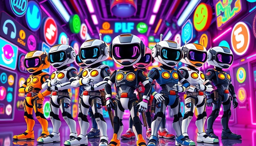 Colorful AI agents in futuristic attire for the Mars audition.