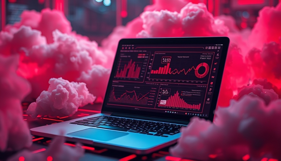 AI agents in cybersecurity theme with digital clouds.