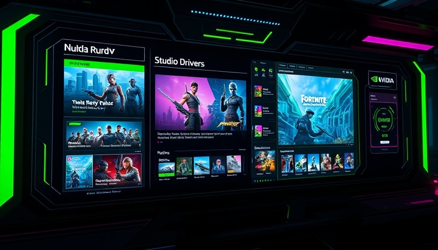 NVIDIA driver interface with game titles like Cyberpunk.