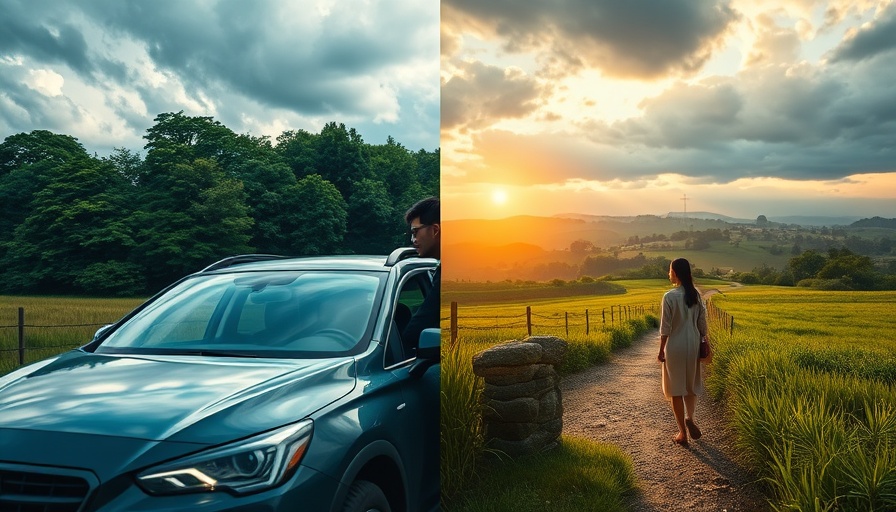 AI-generated Ghibli art comparison with real photo.