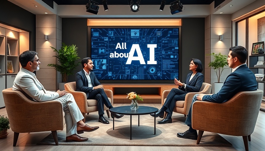 Expert panel discussing agentic AI in a modern studio setting.