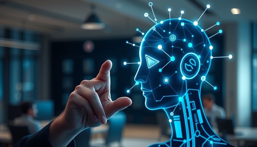 Conceptual agentic AI interaction illustrating AI-human connectivity.
