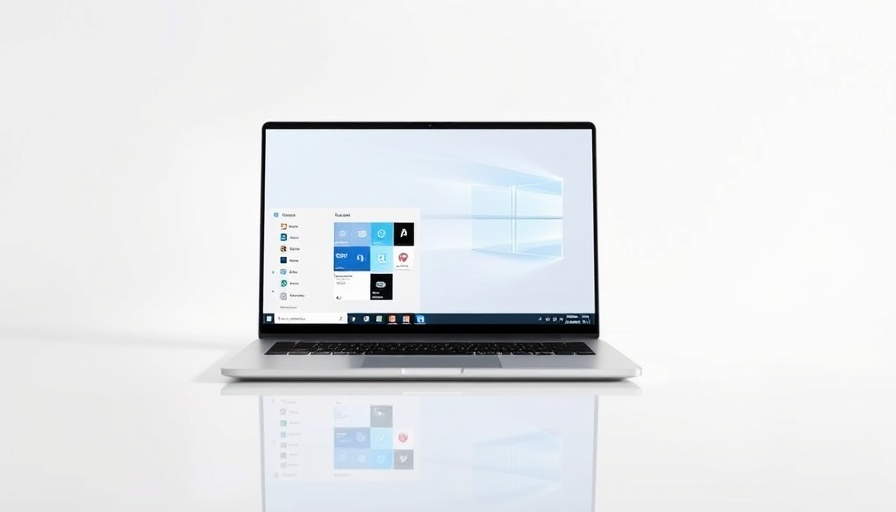 Laptop with Windows interface showcasing Microsoft AI capabilities.