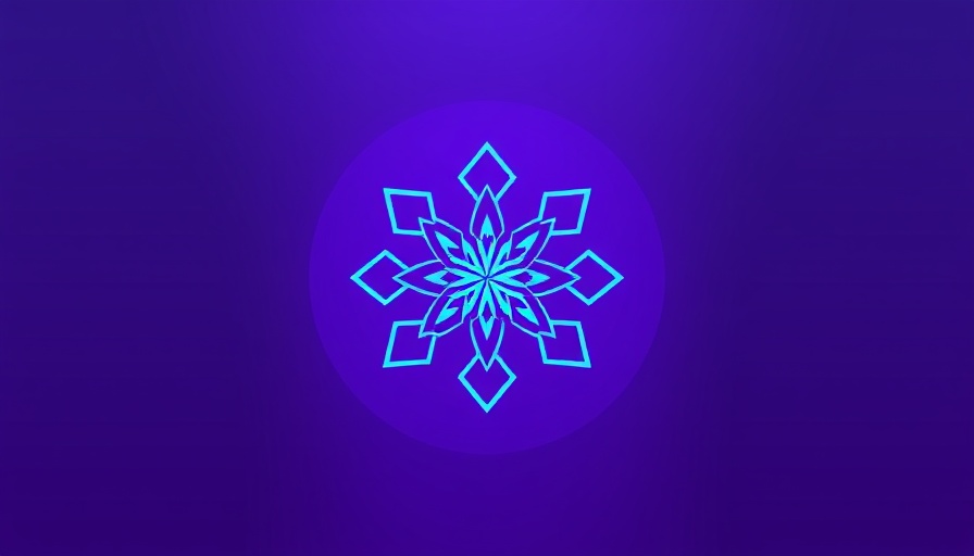 Turquoise logo on purple background for Open-Weights AI Model