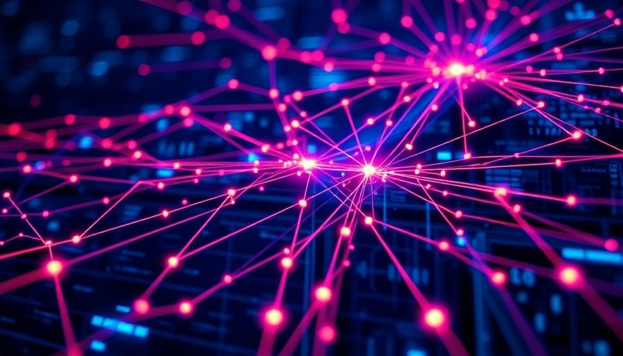 Intricate digital data flow illustration of agentic AI.