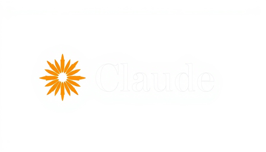 Claude AI logo with starburst design.