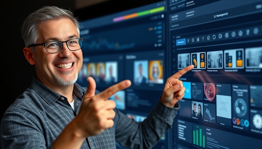 Person demonstrating AI workflow interface for Claude AI