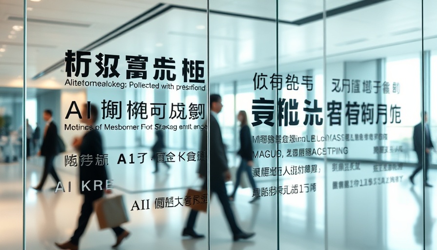 Text on glass in modern Chinese AI office, open-source AI China.